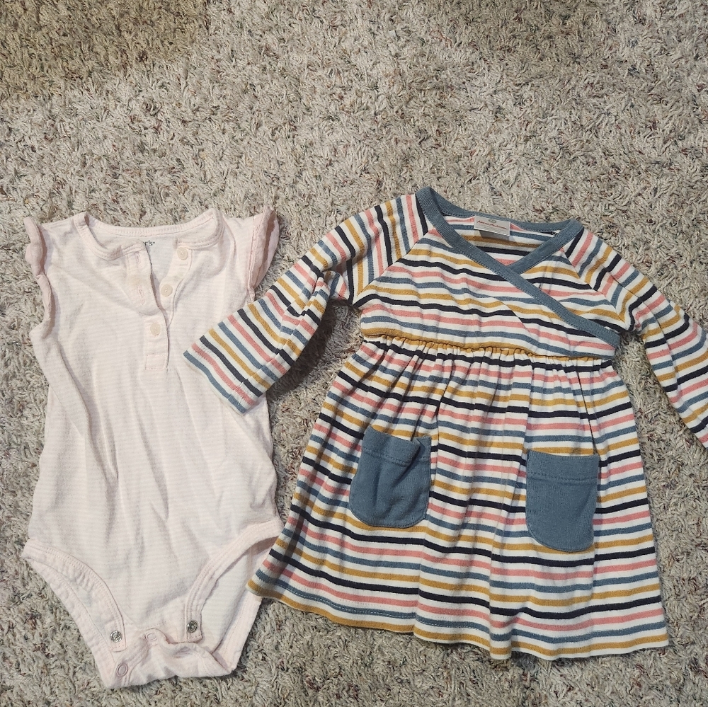 Carter Onsie And Organic Dress